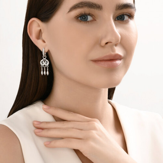 Серьги из серебра