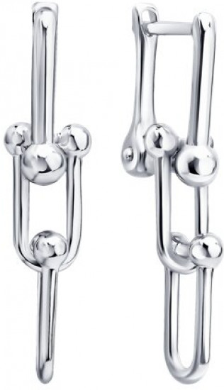 Серьги из серебра