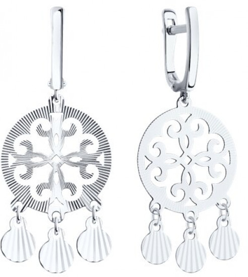 Серьги из серебра