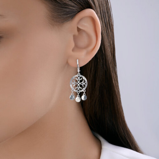 Серьги из серебра