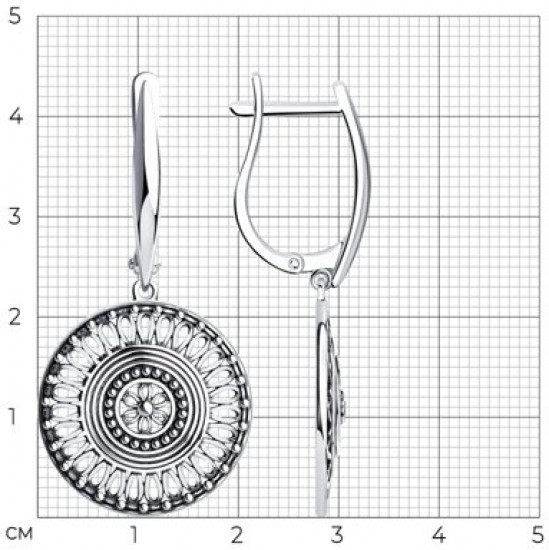 Серьги из серебра