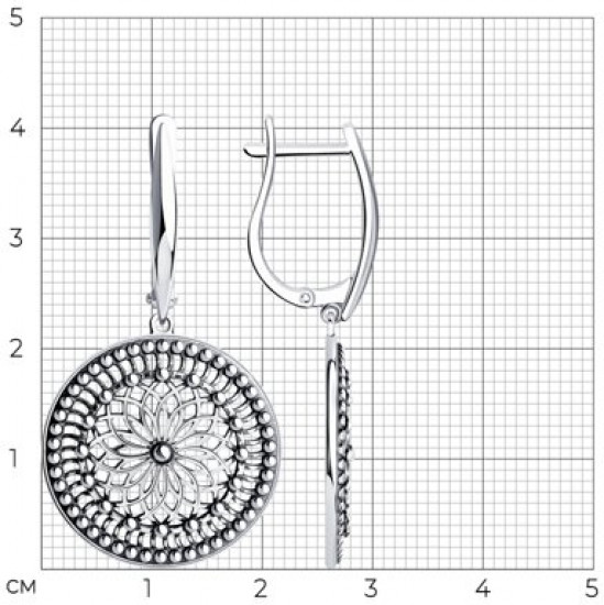 Серьги из серебра