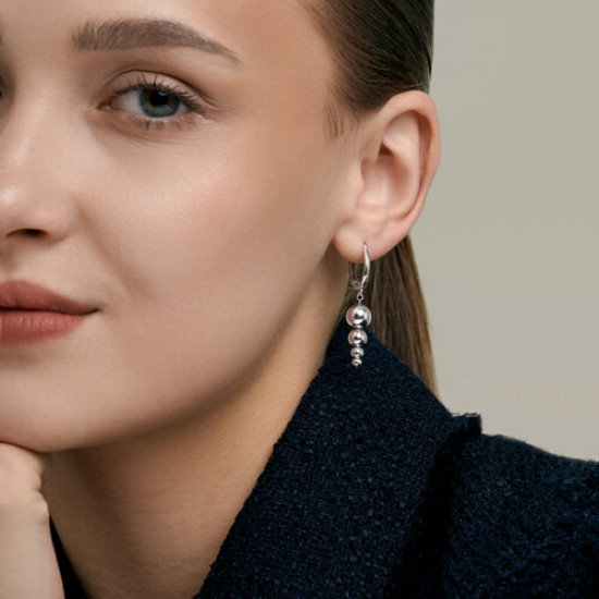 Серьги из серебра