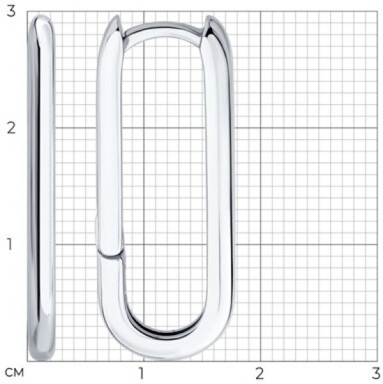 Серьги из серебра