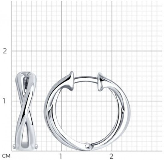 Серьги из серебра