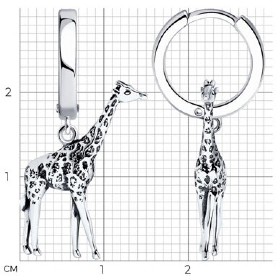 Серьги из серебра