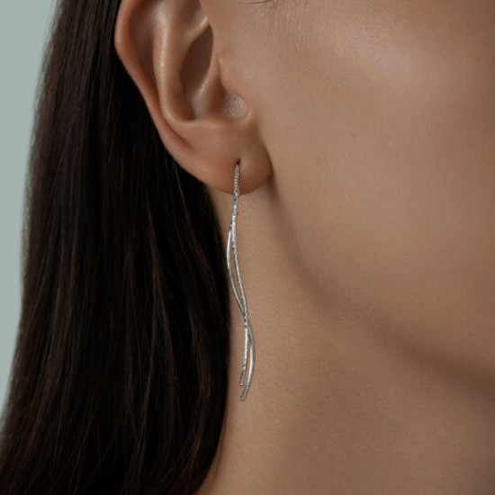 Серьги из серебра