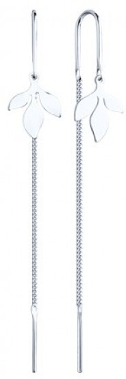 Серьги из серебра