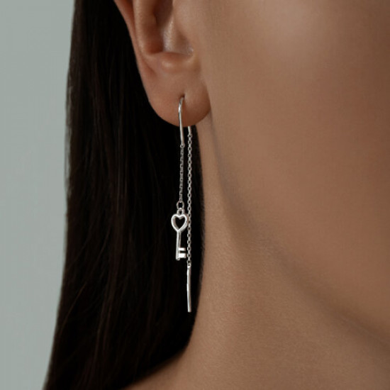 Серьги из серебра