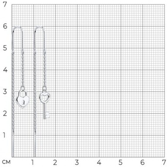 Серьги из серебра