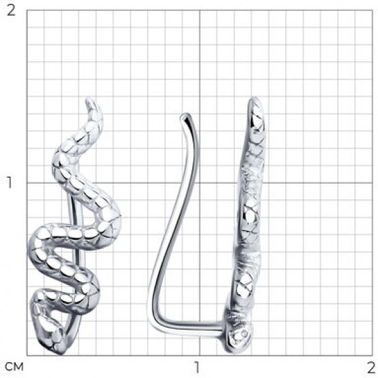 Серьги из серебра