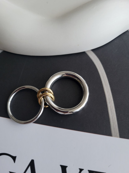 Кольцо двойное