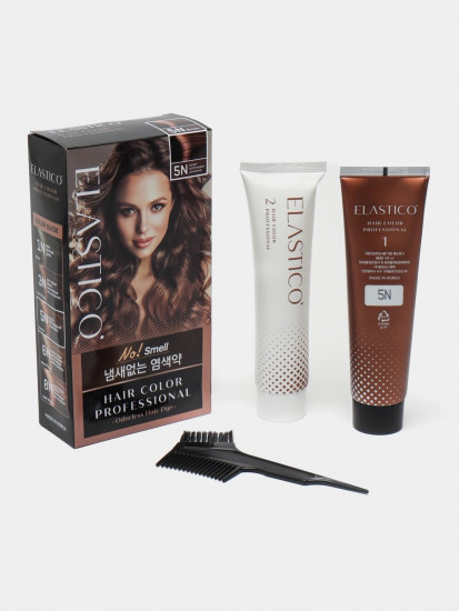 Крем-краска для волос без аммиака, оттенок 3N темно-коричневый