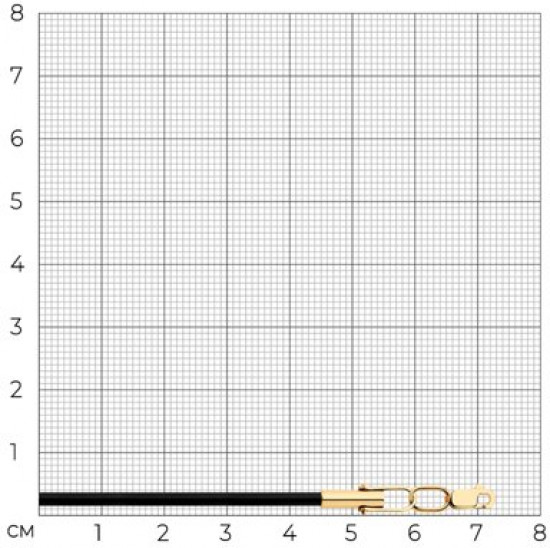 Шнурок-колье со вставкой из серебра