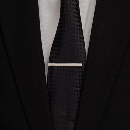 Зажим для галстука из серебра