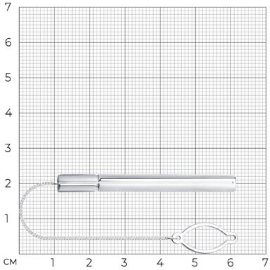 Зажим для галстука из серебра