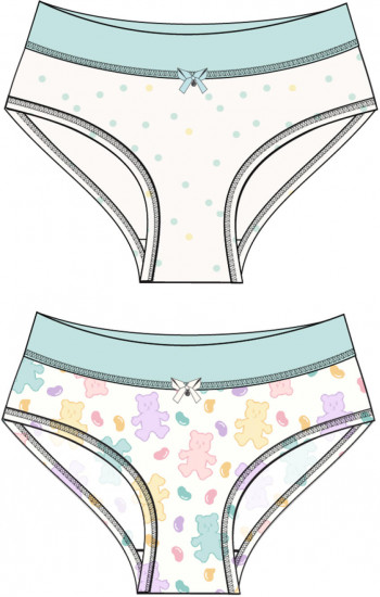 Трусы-слип для девочек комплект