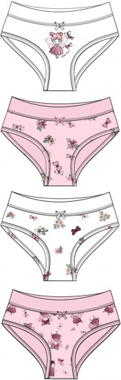 Трусы-слип для девочек комплект