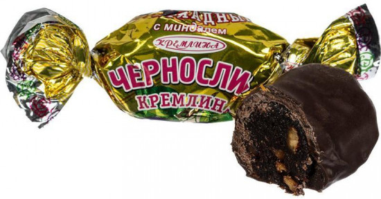Конфеты «Чернослив шоколадный с миндалем»