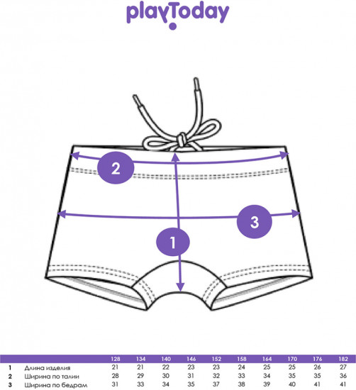 Плавки-шорты для мальчиков