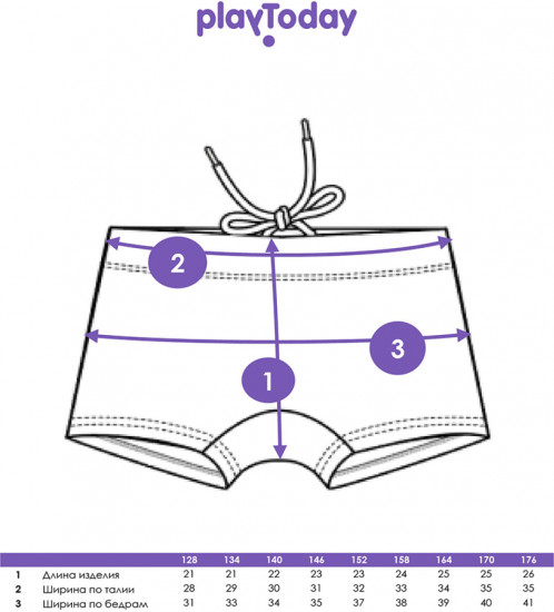 Плавки-шорты для мальчиков