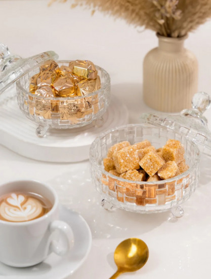 Сахарница с крышкой