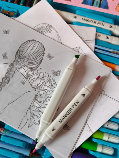 Набор для рисования в этно-стиле