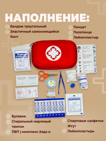 Аптечка портативная с медикаментами