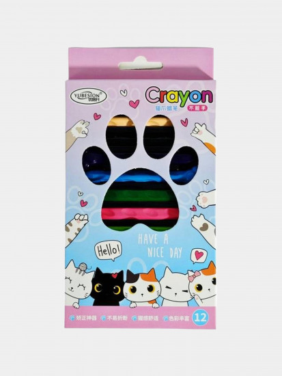 Мелки восковые «Лапки»