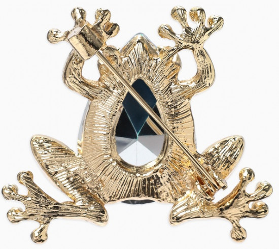 Брошь «Болотная лягушка»