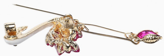 Брошь «Фламинго»
