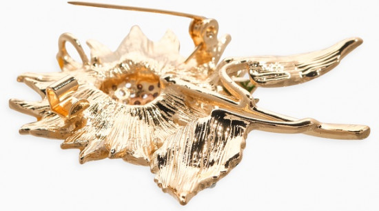 Брошь «Цветок Подсолнуха»