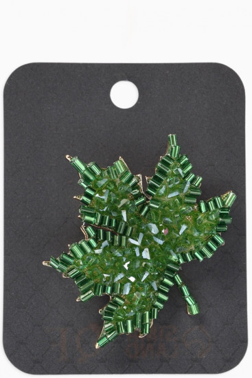 Брошь «Лист кленовый»