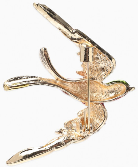 Брошь «Птица Ласточка»