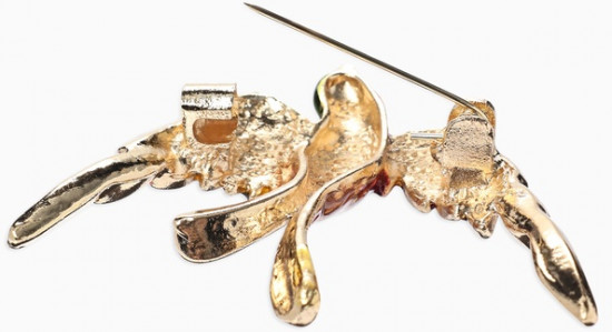 Брошь «Птица Ласточка»