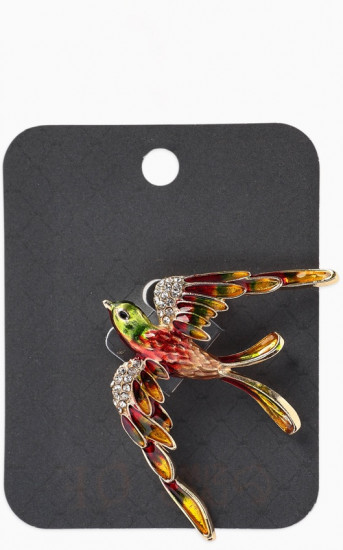 Брошь «Птица Ласточка»