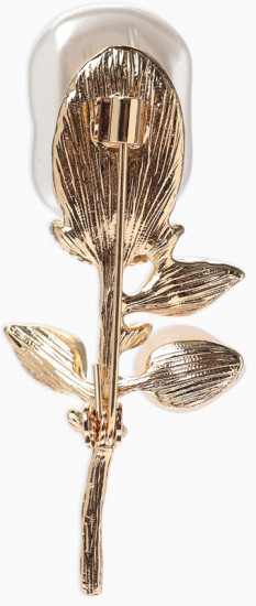 Брошь «Жемчуг. Цветок Роза»