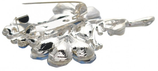 Брошь «Цветок» трилистник