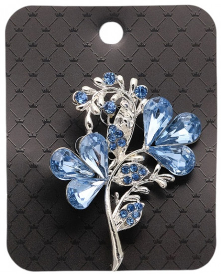 Брошь «Цветок» трилистник