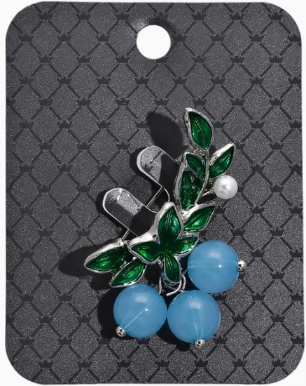 Брошь «Ягоды агат»