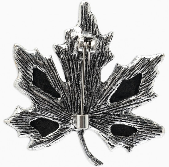 Брошь-кулон «Галиотис. Лист клёна»