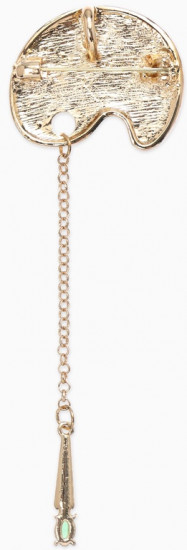 Брошь-кулон «Палитра с кистью»