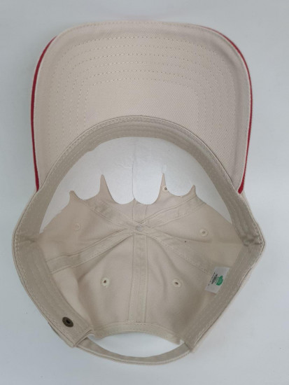 Бейсболка однотонная козырёк линия