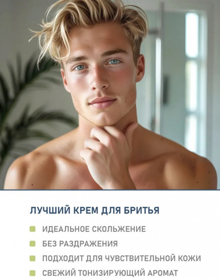 Мужской крем для бритья