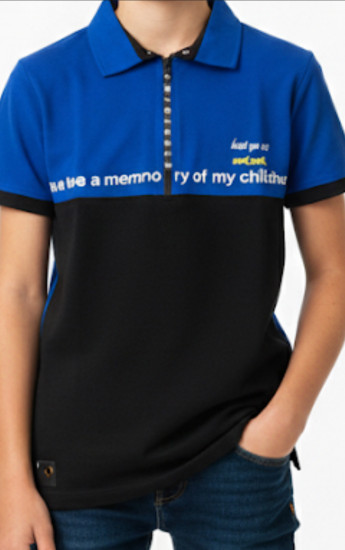 Тенниска для мальчиков на замке