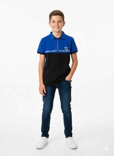 Тенниска для мальчиков на замке