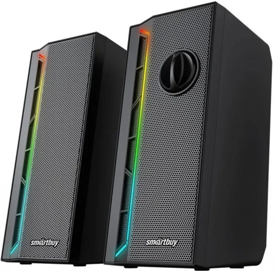 Акустическая система 2.0 Smartbuy Neon Melody 2, RGB-подсветка, 6Вт (SBA-4600)/16