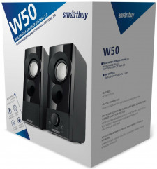 Акустическая система 2.0 W50, 6Вт, динамики 50мм, USB (SBA-4900)/20 - Фото 8