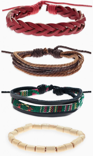 Набор браслетов «Радужный»