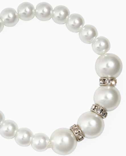 Браслет из бусин «Жемчуг. Невеста»